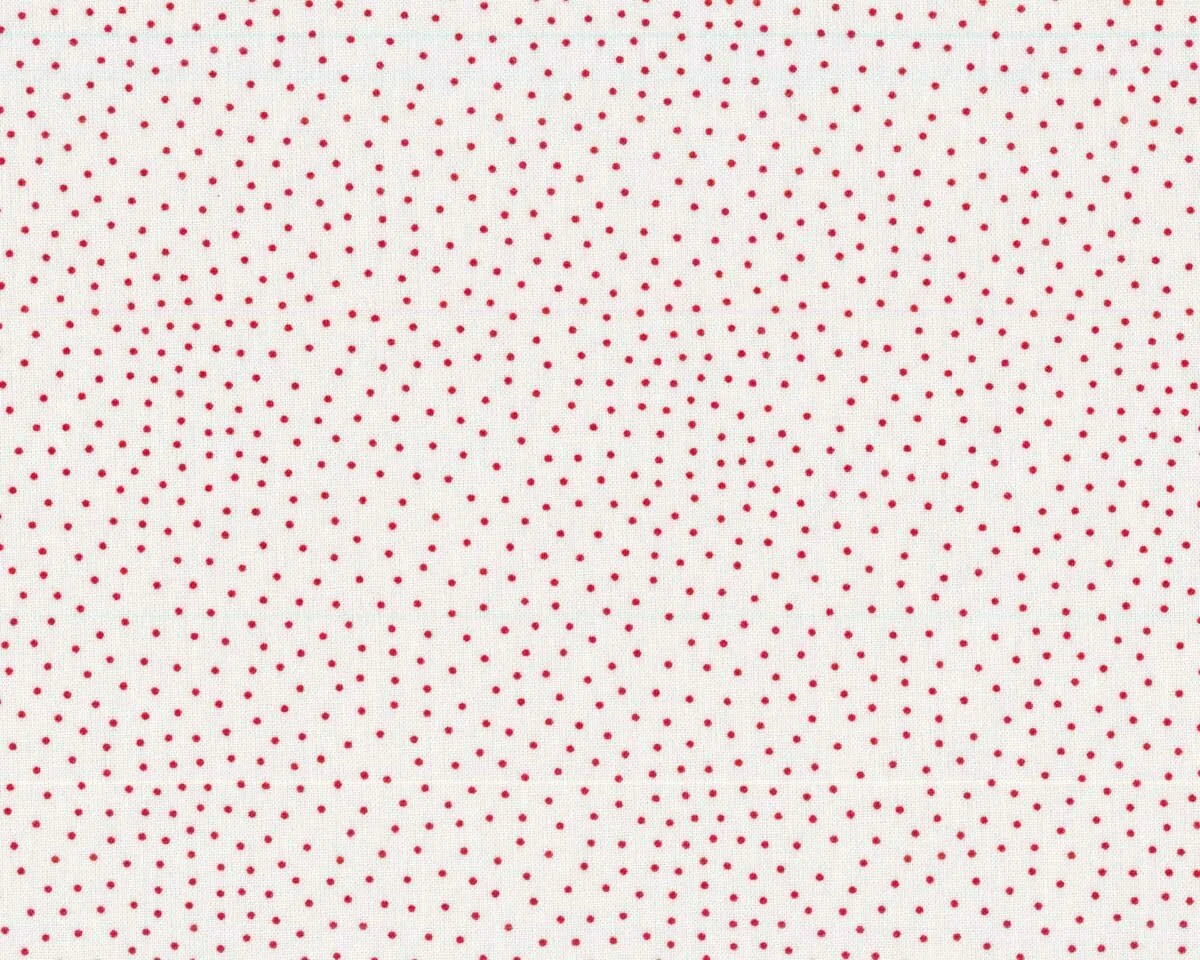 Westfalenstoffe PRINZESSIN kbA, Pünktchen, weiß-rot