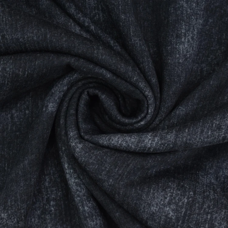 Wintersweat Denim Style, schwarz
