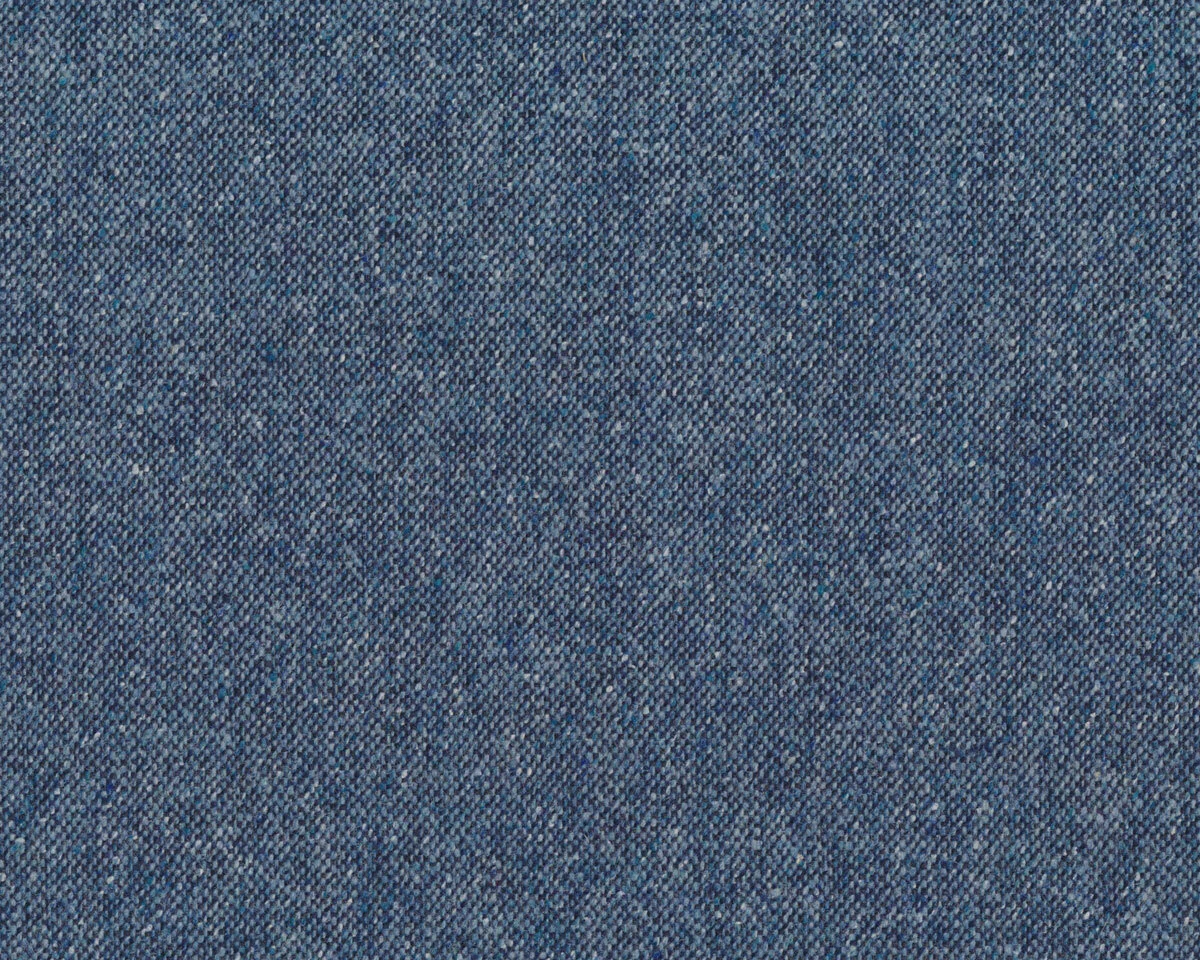 Wollstoff aus Schurwolle JONATHAN, blau meliert