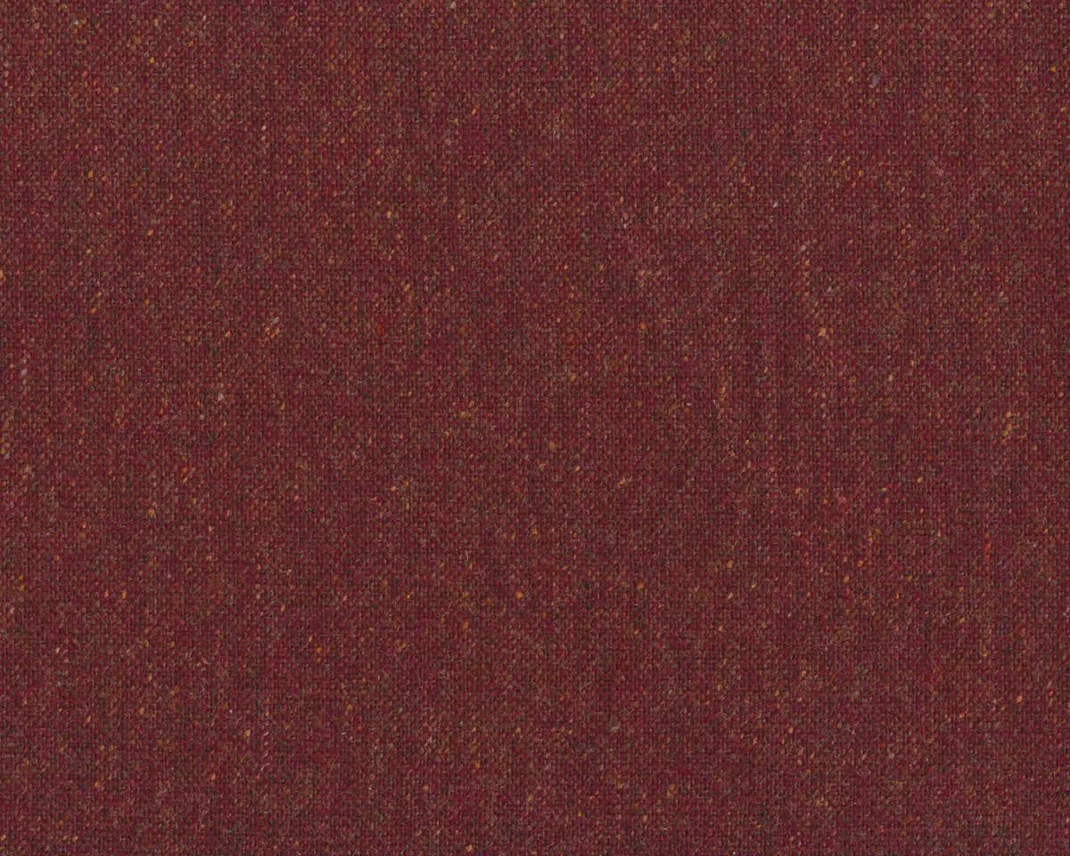 Wollstoff mit Seide, Tweed CARDIFF, weinrot meliert, Hilco