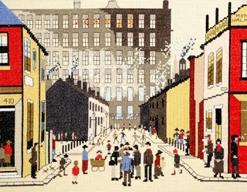 Bothy Threads - Lowry - Street Scene