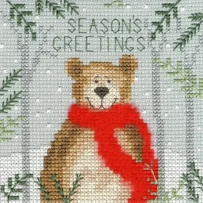 Bothy Threads - Karen Tye Bentley - Xmas Bear