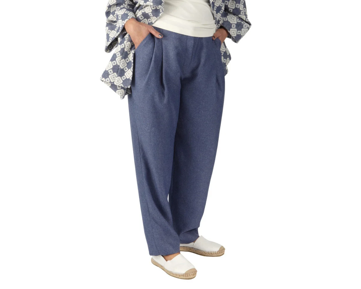 Zwischenmass Schnittmuster BUNDFALTENHOSE