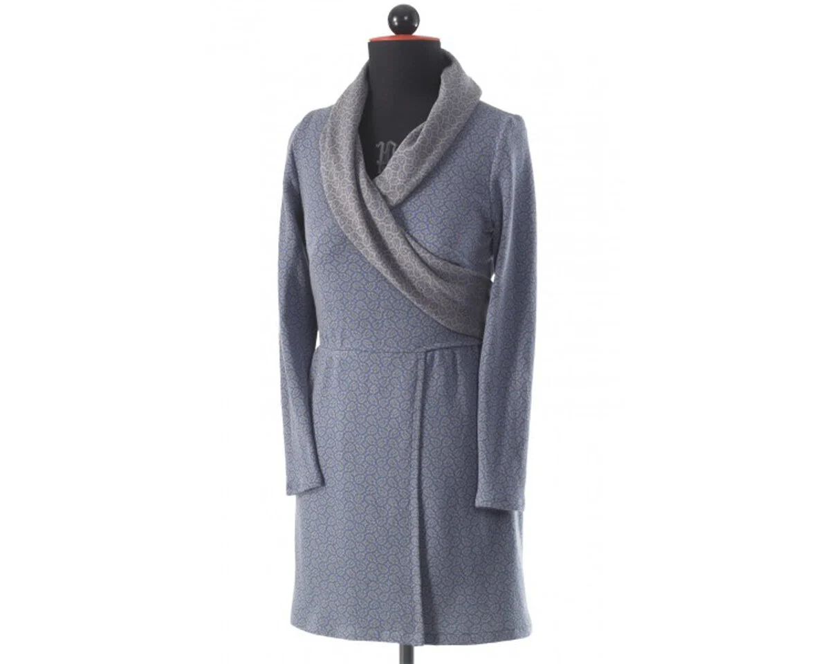 Zwischenmass Schnittmuster SCHALKRAGENKLEID