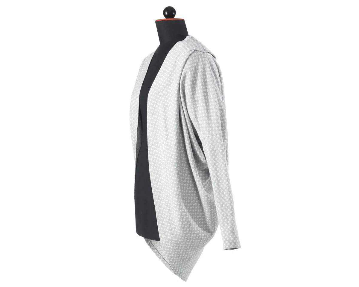 Zwischenmass Schnittmuster STRICKJACKE